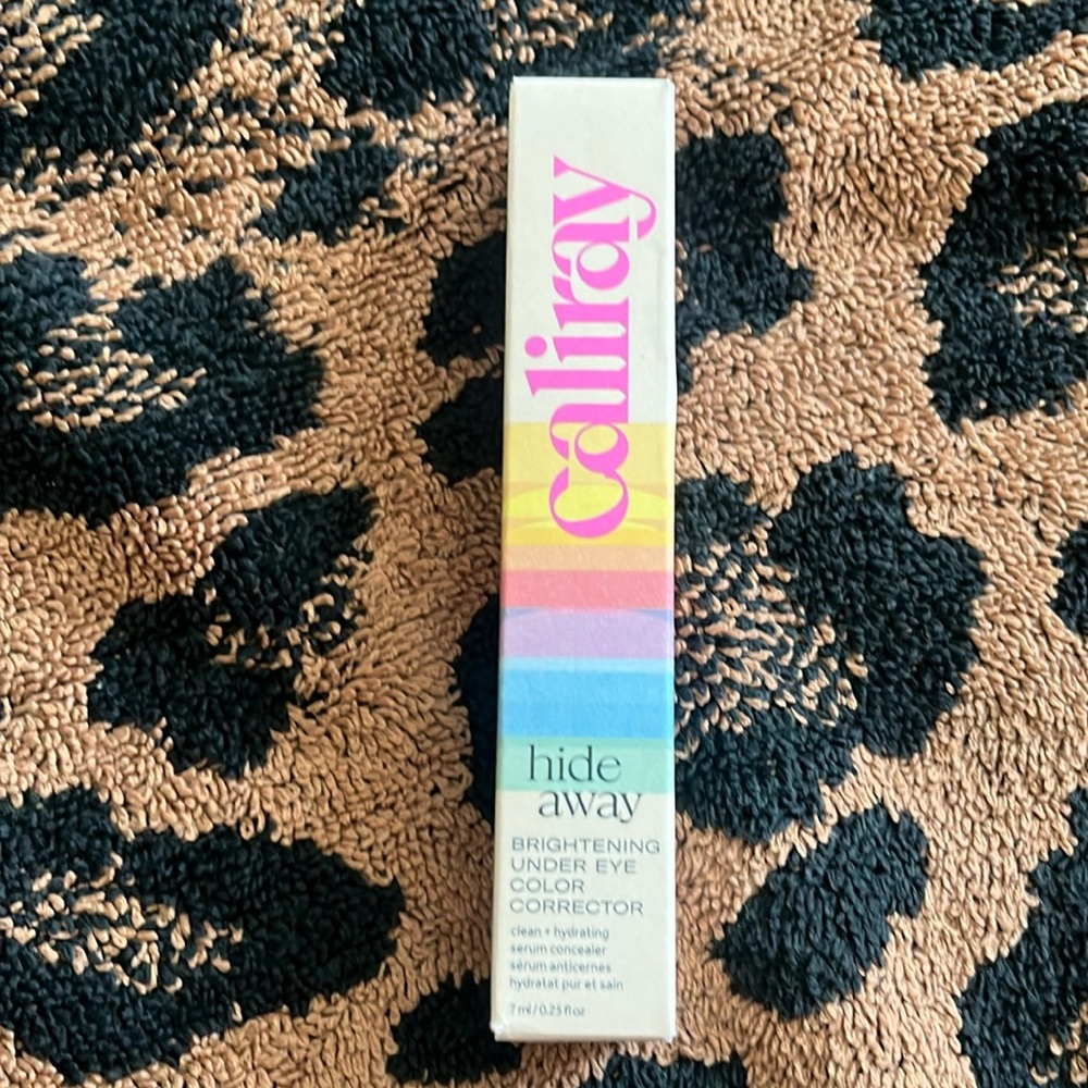 New Caliray hideaway brightening under eye color corrector